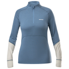 W Sarenne Merino Half Zip Storm Blue